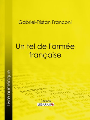 cover image of Un tel de l'armée française